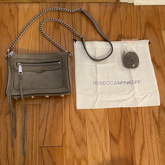 Rebecca Minkoff Suede Crossbody Bag- USED/GREAT CONDITION - Picture 1 of 6